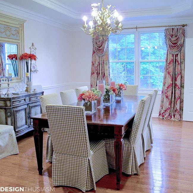 Dining Room Inspiration | Adding a Rosy Glow With Blush Pink
