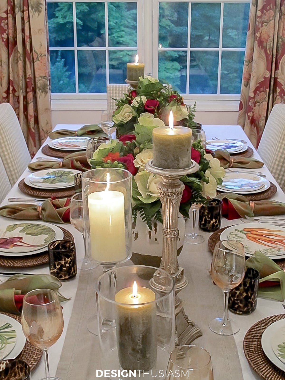early fall apples and pears table