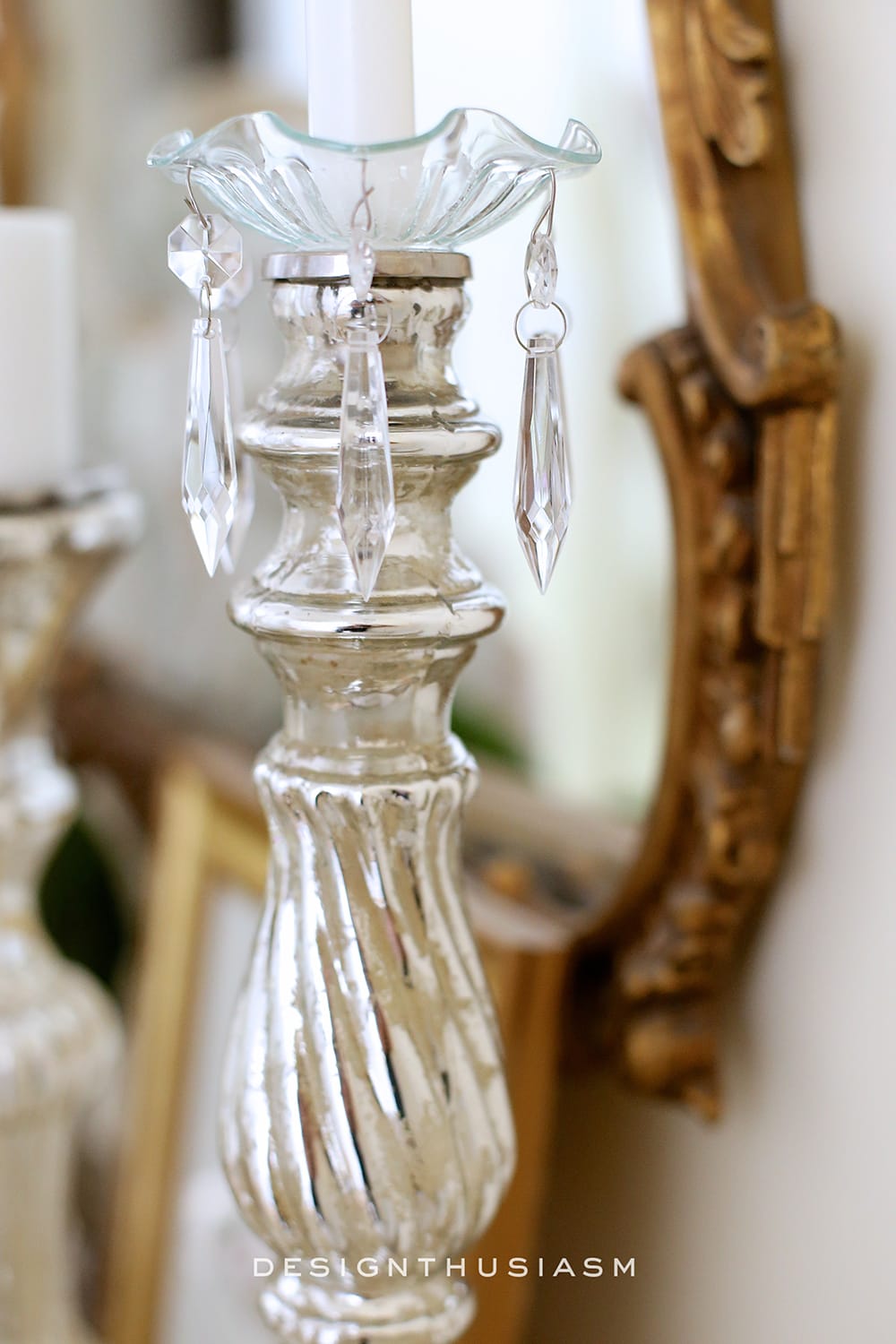 One Room Challenge Week 3 | Foyer Vignette | Designthusiasm.com
