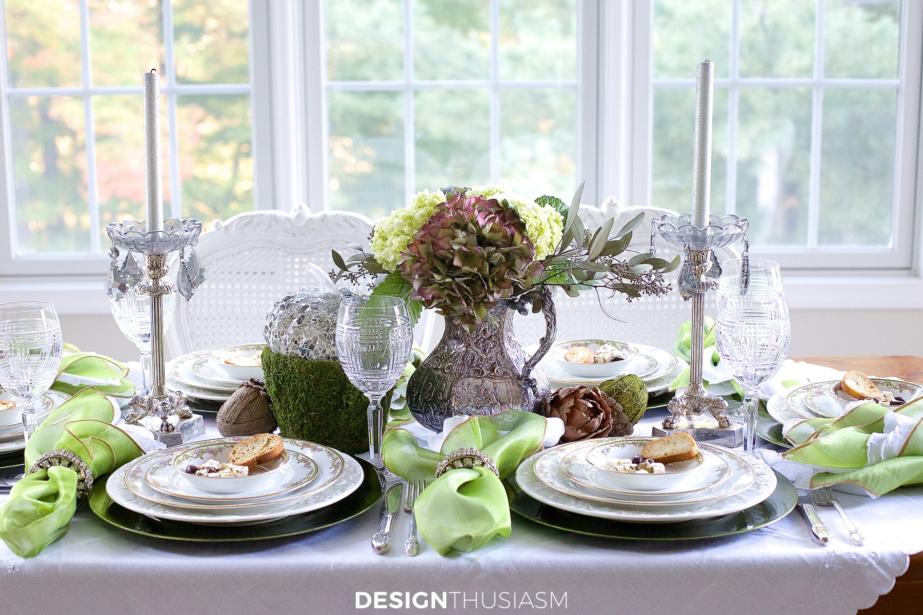 casual formal mix table for fall