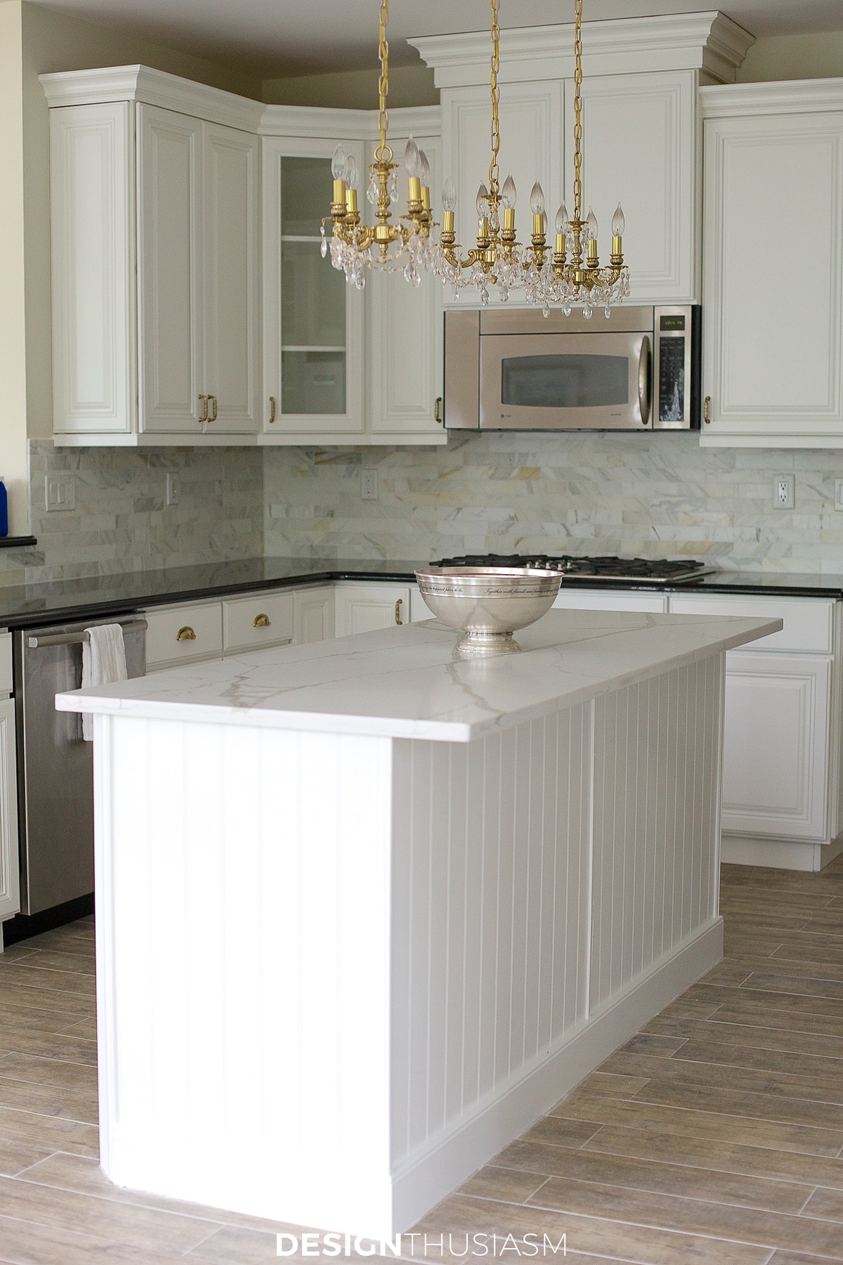 painted cabinets in kitchen