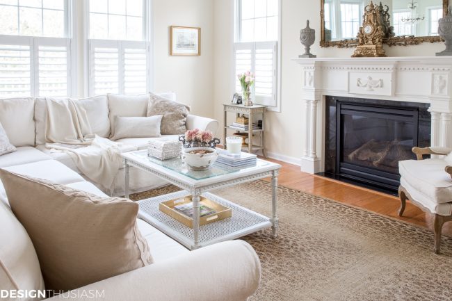 Simple Changes for a Functional, Casually Elegant Family Room