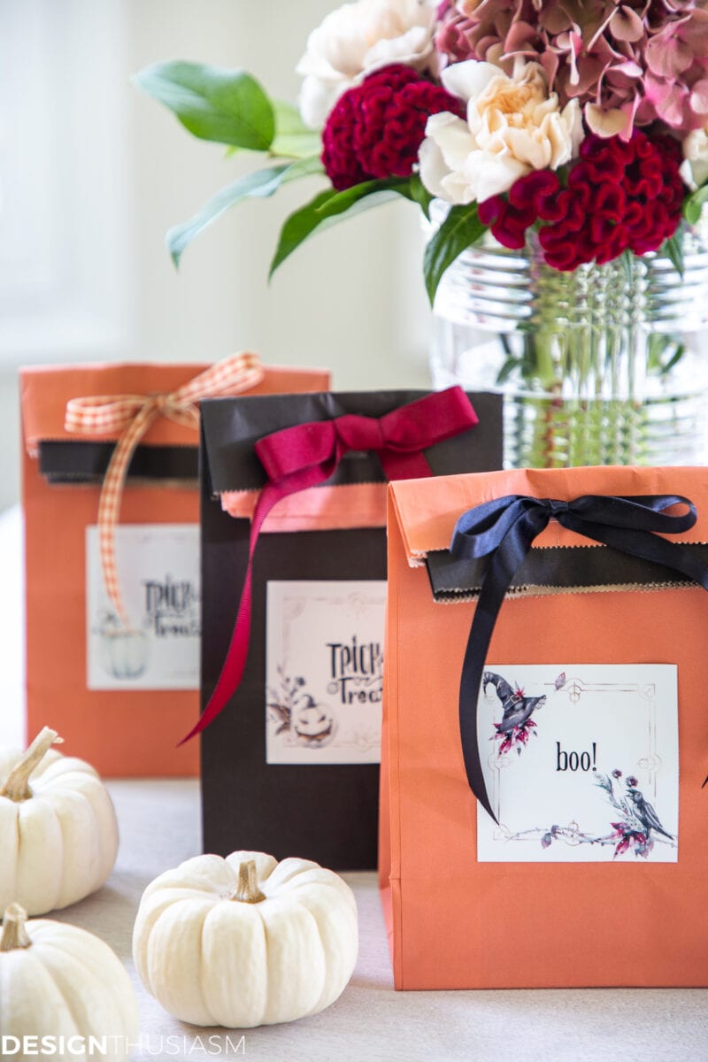 Free Halloween Printables: Trick-or-Treat Candy Bag Labels
