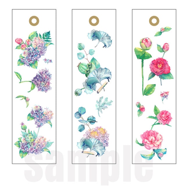 Free Printable Bookmarks and Labels with Spring Art