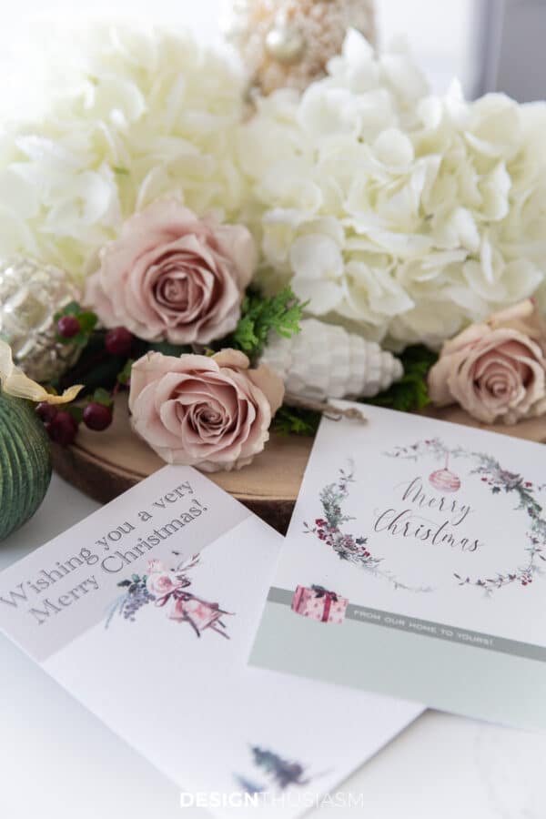 DIY Holiday Greetings: Free Printable Christmas Cards