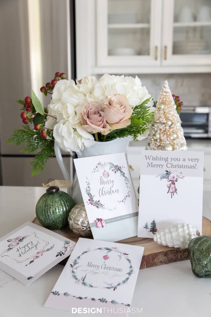 DIY Holiday Greetings: Free Printable Christmas Cards