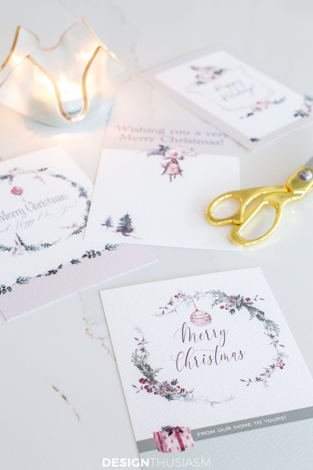 DIY Holiday Greetings: Free Printable Christmas Cards