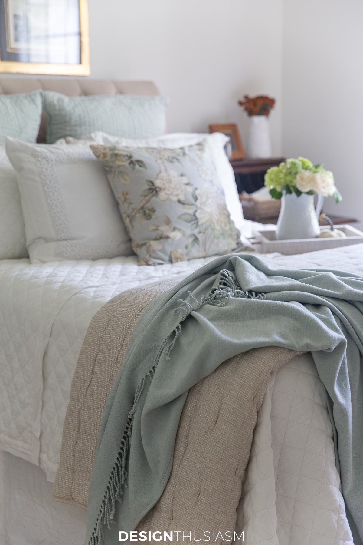 french spring decor guest room