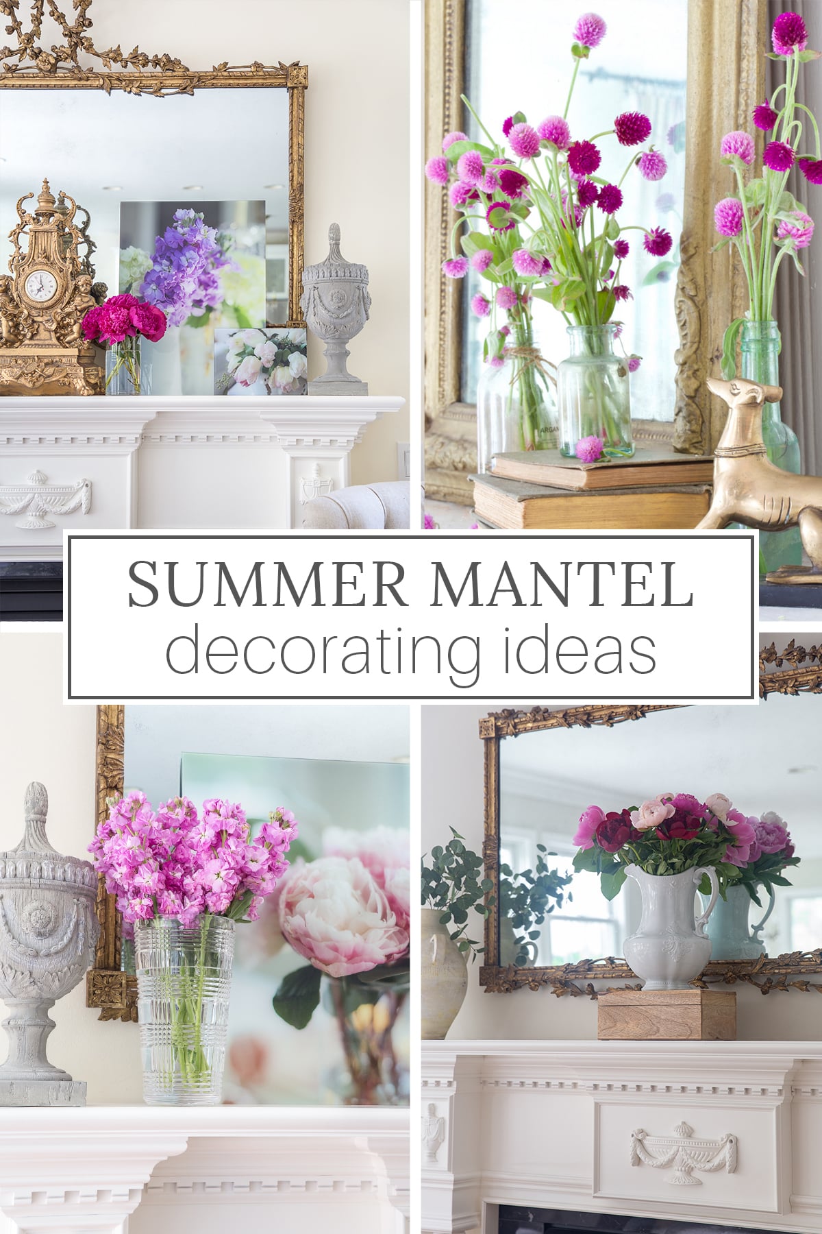 50 Creative Ideas for Decorating Your Summer Mantel