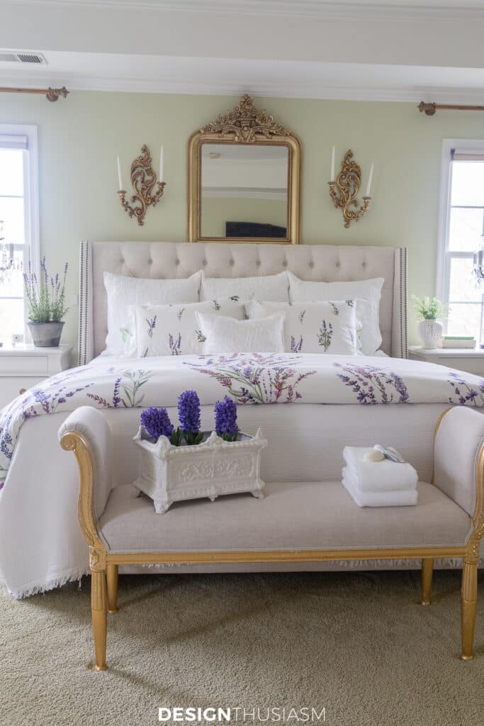 Provence-Inspired Summer Decorating Ideas for the Bedroom